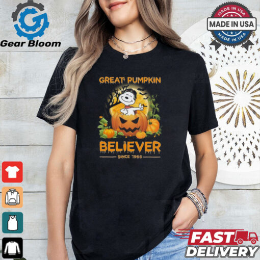 Great Pumpkin Believer Since 1966 Snoopy Peanuts Shirt