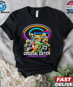 Green Bay Packers Crucial Catch Intercept Cancer NFL shirt