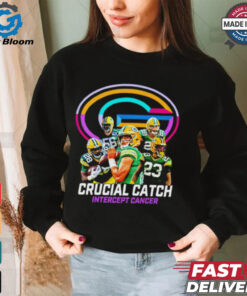 Green Bay Packers Crucial Catch Intercept Cancer NFL shirt