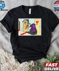 Grimace Grim Reaper vs Phillies knock knock MLB shirt