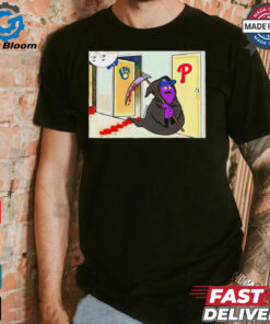 Grimace Grim Reaper vs Phillies knock knock MLB shirt