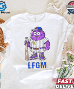 Grimace Mets baseball mascot beautiful monster shirt