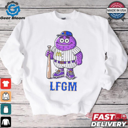 Grimace Mets baseball mascot beautiful monster shirt