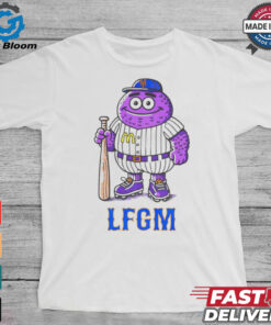 Grimace Mets baseball mascot beautiful monster shirt