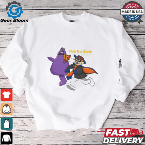 Grimace Monster Rob The Bank Shirt