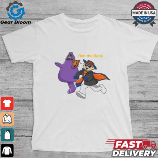 Grimace Monster Rob The Bank Shirt