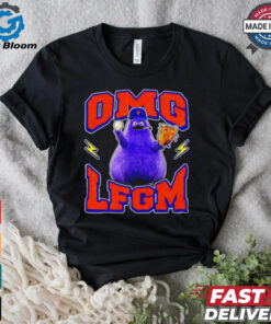 Grimace smoking LFGM OMG New York Mets shirt