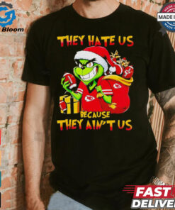 Grinch Chiefs they hate us because they ain’t us Christmas shirt