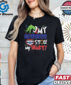 Grinch Hand My Dallas Cowboys Stole My Heart Football 2024 Shirt