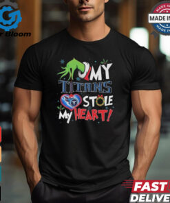 Grinch Hand My Tennessee Titans Stole My Heart Football 2024 Shirt