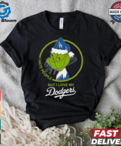 Grinch I Hate People But I Love Los Angeles Dodgers Shirt