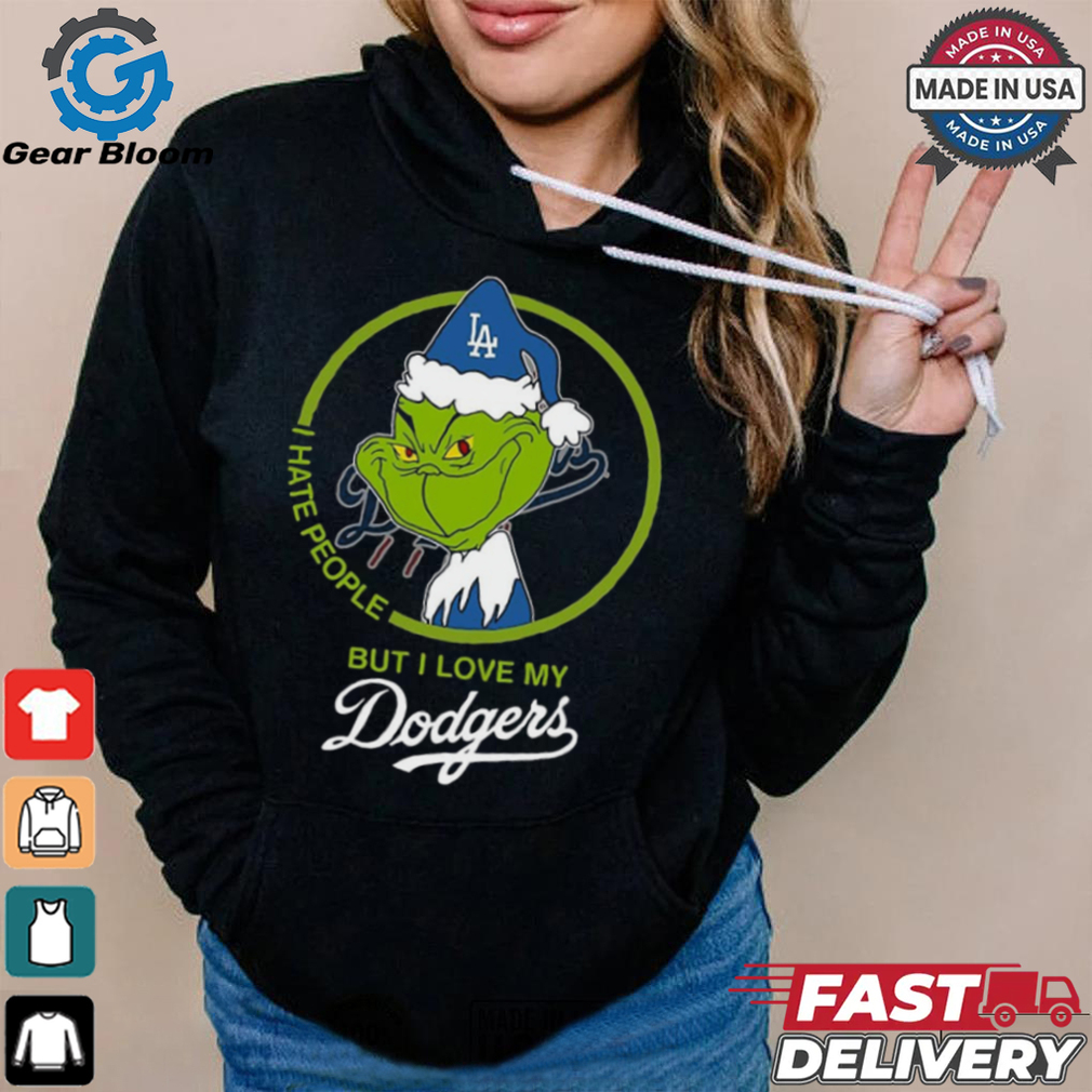 Grinch I Hate People But I Love Los Angeles Dodgers Shirt Grinch I Hate People But I Love Los Angeles Dodgers Shirt