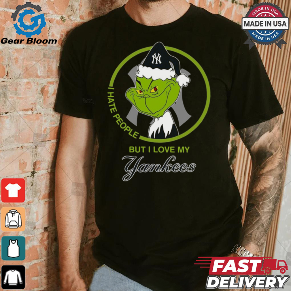 Grinch I Hate People But I Love New York Yankees Shirt Grinch I Hate People But I Love New York Yankees Shirt