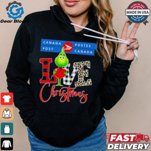 Grinch Love Canada Post Christmas Shirt