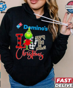 Grinch Love Domino’s Christmas Shirt
