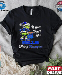 Grinch if you don’t like Bills merry kiss my ass Christmas shirt