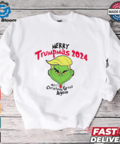 Grinch merry Trumpmas 2024 make Christmas great again shirt