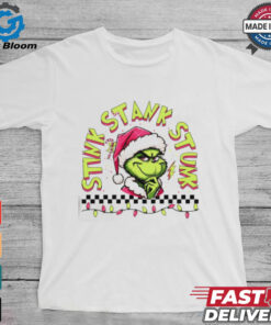 Grinch stink stank stunk Christmas light shirt