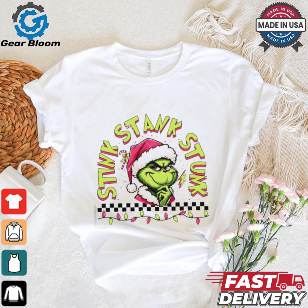 Grinch stink stank stunk Christmas light shirt Grinch stink stank stunk Christmas light shirt