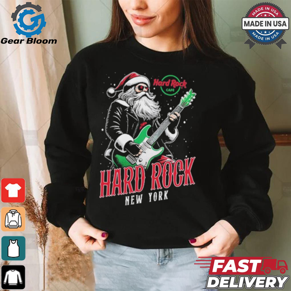 Hard Rock Cafe New York Santa Live Holiday Christmas T Shirts Hard Rock Cafe New York Santa Live Holiday Christmas T Shirts