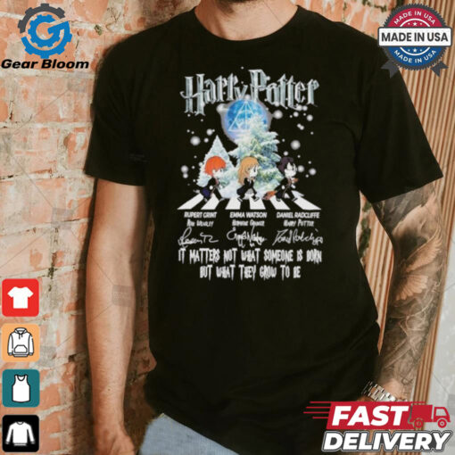 Harry Potter Abbey Road It Matters Not What Someone Is Born But What They Grow To Be Shirt