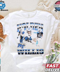 Holden Willis Middle Tennessee Blue Raiders graphic shirt