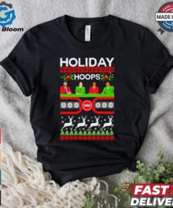 Holiday Hoops Inside the Xmas ugly shirt
