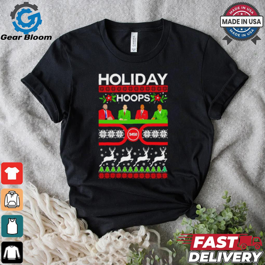 Holiday Hoops Inside the Xmas ugly shirt Holiday Hoops Inside the Xmas ugly shirt