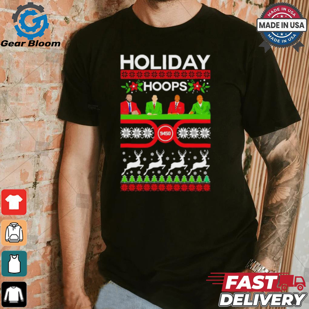 Holiday Hoops Inside the Xmas ugly shirt Holiday Hoops Inside the Xmas ugly shirt
