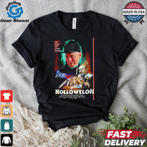 Hollowelon Elon Musk Dark Maga the night he came home shirt