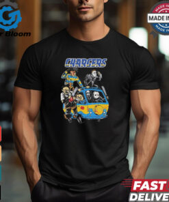 Horror Characters Los Angeles Chargers Halloween 2024 NFL Shirt