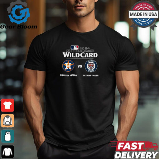 Houston Astros Vs Detroit Tigers 2024 MLB American League Wild Card Shirt