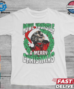 Howl Yourself A Merry Christmas Universal Monsters T Shirt