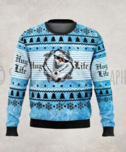 Hug Life Olaf Ugly Christmas Sweater