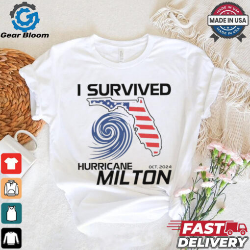 I Survived Hurricane Milton 2024 Florida Strong Survivor shirt