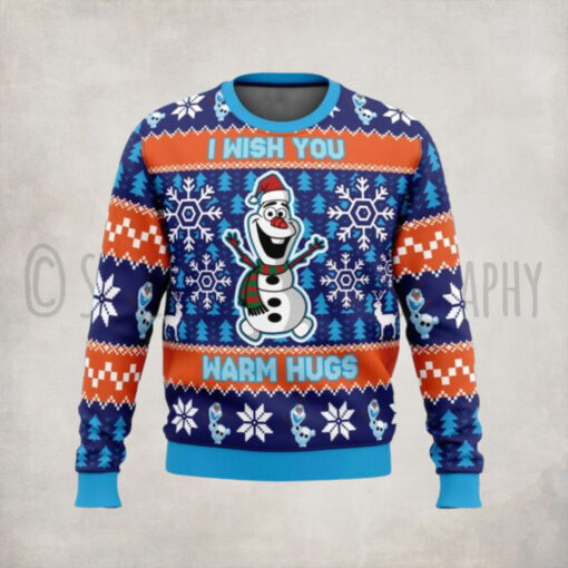 I Wish You Warm Hugs Ugly Christmas Sweater