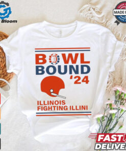 Illinois Fighting Illini 2024 Bowl Bound Helmet Shirt