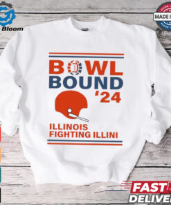 Illinois Fighting Illini 2024 Bowl Bound Helmet Shirt