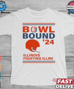 Illinois Fighting Illini 2024 Bowl Bound Helmet Shirt