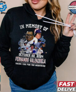 In Memory of Fernado Valenzuela October 2024 thank you for the memories signature shirt