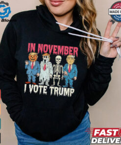 In November I vote Trump Halloween shirt