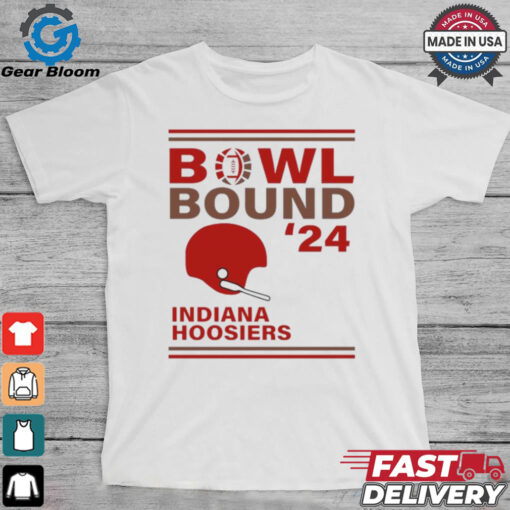 Indiana Hoosiers 2024 Bowl Bound Helmet Shirt