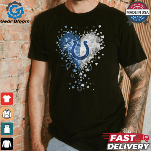 Indianapolis Colts Crystal Heart Shirt