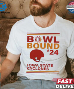 Iowa State Cyclones 2024 Bowl Bound Helmet Shirt