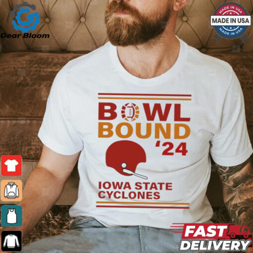 Iowa State Cyclones 2024 Bowl Bound Helmet Shirt