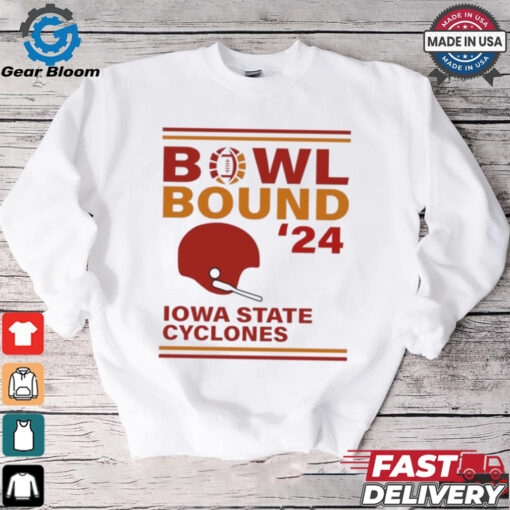 Iowa State Cyclones 2024 Bowl Bound Helmet Shirt