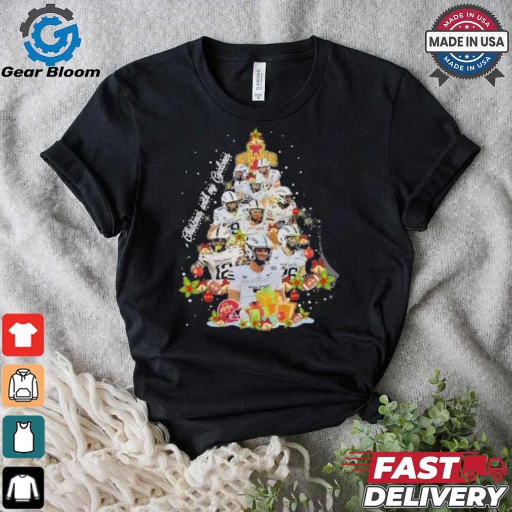 Iowa State Cyclones Christmas With My Cyclones Shirt Iowa State Cyclones Christmas With My Cyclones Shirt