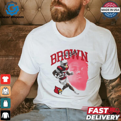 Isaac Brown Cardinal graphic shirt