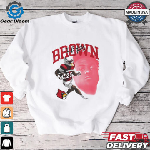 Isaac Brown Cardinal graphic shirt