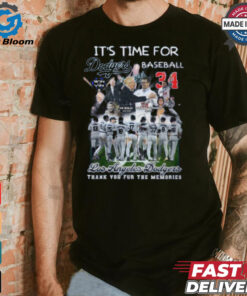 It’s Time For Los Angeles Dodgers Thank You For The Memories T Shirt